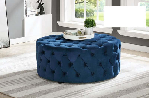 Mariano Furniture - Accent Ottoman in Navy Blue - BM-SH002BL - GreatFurnitureDeal