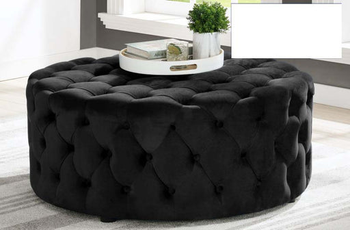 Mariano Furniture - Accent Ottoman in Black - BM-SH002BLKV - GreatFurnitureDeal