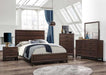 Myco Furniture - Shiloh 5 Piece King Bedroom Set in Brown - SH176-K-5SET - GreatFurnitureDeal