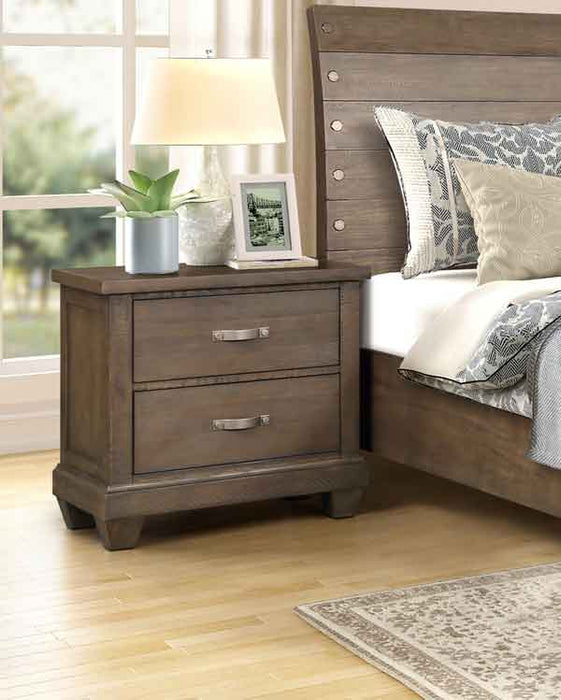 Myco Furniture - Sherwood 6 Piece King Bedroom Set in Antique Oak - SH400-K-6SET - GreatFurnitureDeal