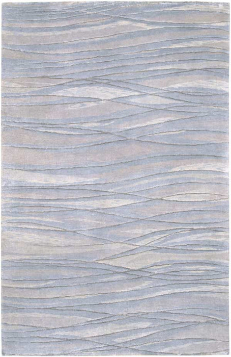 Surya Rugs - Shibui Blue, Brown Area Rug - SH7406 - 4' x 6' - GreatFurnitureDeal