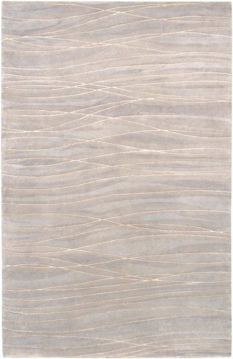 Surya Rugs - Shibui Grey, Purple Area Rug - SH7408 - 5' x 8' - GreatFurnitureDeal