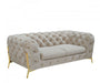 VIG Furniture - Divani Casa Sheila Transitional Beige Fabric Loveseat - VGCA1346-BEIX-L - GreatFurnitureDeal