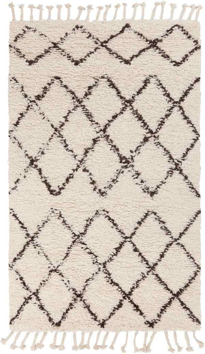 Surya Rugs - Sherpa White, Brown Area Rug - SHP8001 - 9' x 13' - GreatFurnitureDeal