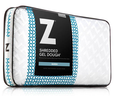 Malouf - Shredded Gel Dough Queen Pillow - ZZQQGFSG - GreatFurnitureDeal