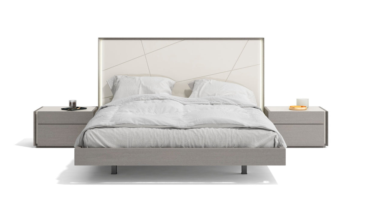 J&M Furniture - Sintra 6 Piece Queen Bedroom Set in Grey - 17554-Q-6SET - GreatFurnitureDeal