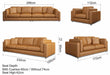 European Furniture - Picasso Chair in Cognac - 25552-C - GreatFurnitureDeal