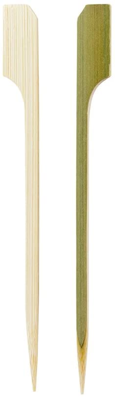 4-inch Bamboo Paddle Skewers: Perfect for Serving Appetizers and Cocktail Garnishes - Natural Color - 1000-CT - Biodegradable and Eco-Friendly - Restaurantware - GreatFurnitureDeal