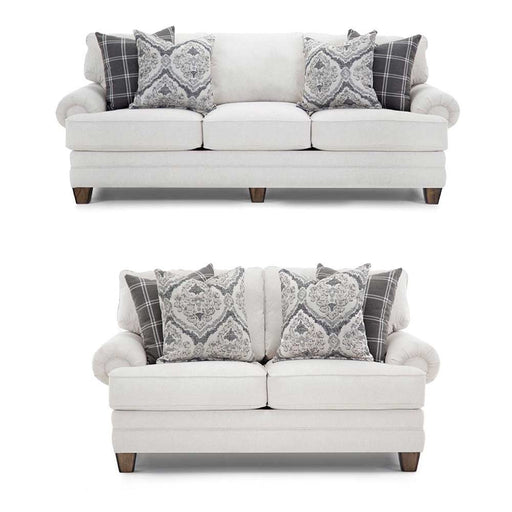 Franklin Furniture - 957 Walden 2 Piece Stationary Sofa Set in Casey Shell - 95740-20-CASEY SHELL - GreatFurnitureDeal