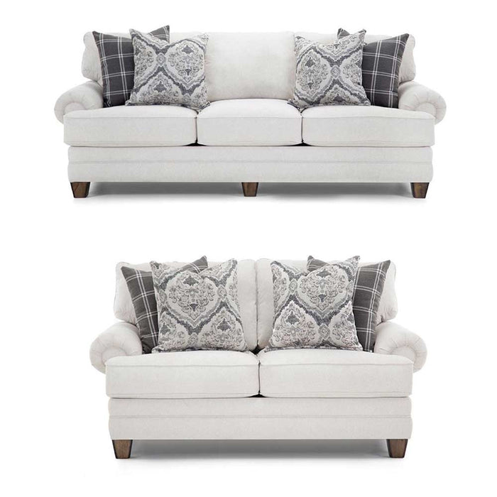 Franklin Furniture - 957 Walden 2 Piece Stationary Sofa Set in Casey Shell - 95740-20-CASEY SHELL