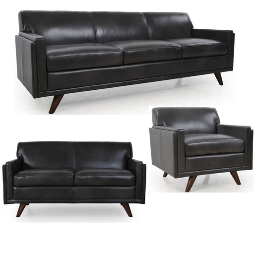 Moroni - Milo Mid-Century 3 Piece Living Room Set in Charcoal - 36103BS1171-02-01