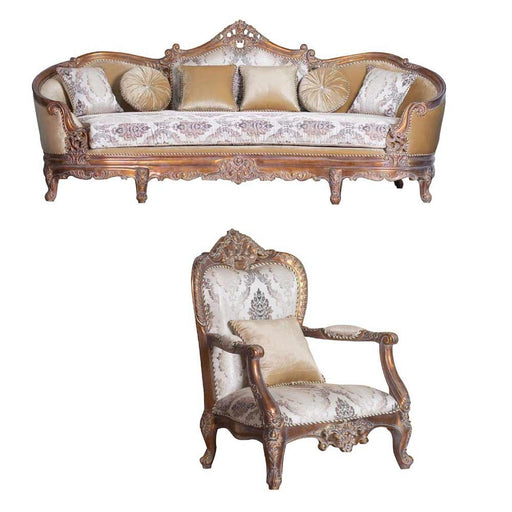 European Furniture - Victorian 2 Piece Sofa Set - 33091-SC