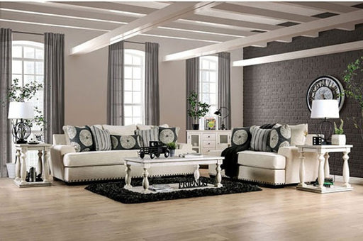 Furniture of America - Germaine Sofa in Ivory - SM1283-SF - Living Room Set
