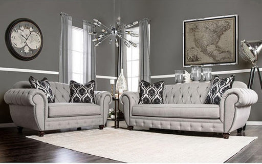 Furniture of America - Viviana Gray Loveseat - SM2291-LV - GreatFurnitureDeal