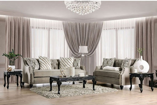 Furniture of America - Ezrin Sofa in Light Brown - SM2668-SF - GreatFurnitureDeal