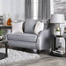 Furniture of America - Nefyn 2 Piece Sofa Set in Gray - SM2670-SF-LV - GreatFurnitureDeal