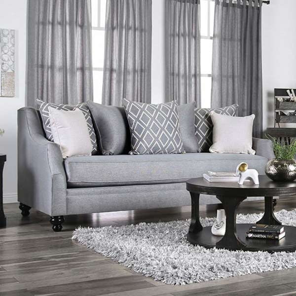 Furniture of America - Nefyn Sofa in Gray - SM2670-SF - GreatFurnitureDeal