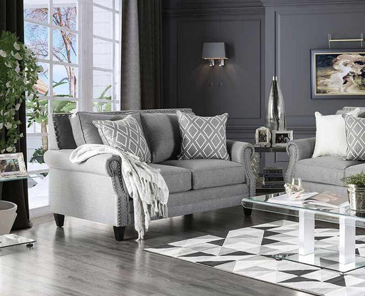Furniture of America - Giovanni Loveseat in Gray - SM2673-LV - GreatFurnitureDeal