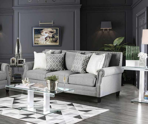Furniture of America - Giovanni Sofa in Gray - SM2673-SF