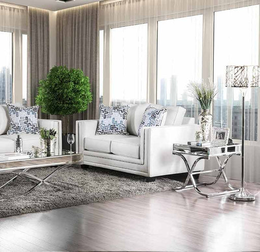 Furniture of America - Ilse Loveseat in Off-White - SM2675-LV - GreatFurnitureDeal