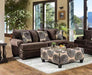 Furniture of America - Bonaventura 2 Piece Sofa Set in Brown - SM5142BR-SF-LV - Sofa
