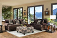 Furniture of America - Bonaventura Loveseat in Brown - SM5142BR-LV - GreatFurnitureDeal