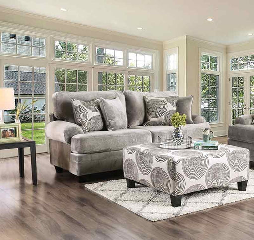 Furniture of America - Bonaventura Sofa in Gray - SM5142GY-SF
