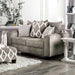 Furniture of America - Basie 2 Piece Sofa Set in Gray - SM5156-SF-LV - Loveseat