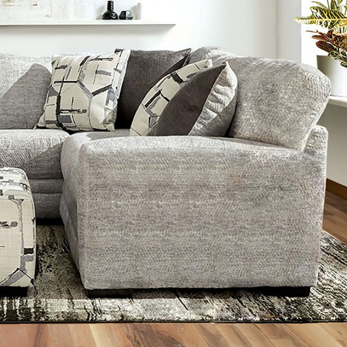 Furniture of America -   Walton Sectional in Gray -  SM5191