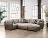 Furniture of America - Ashenweald Sectional in Brown/Light Brown - SM5404-SECT - GreatFurnitureDeal