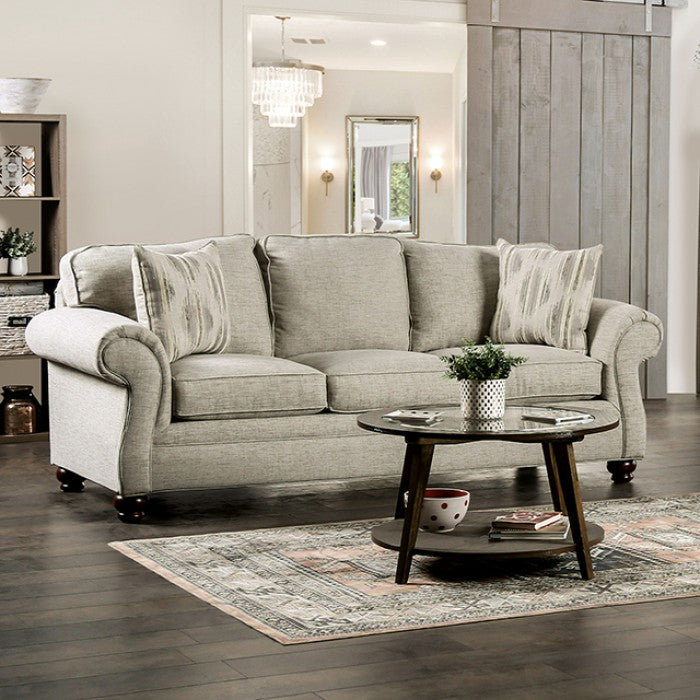 Furniture of America - Amaya Sofa in Cream - SM5411-SF - GreatFurnitureDeal