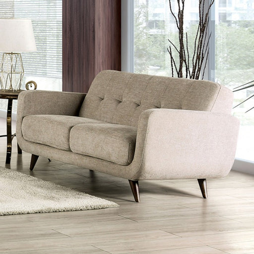 Furniture of America - Siegen Loveseat In Beige - SM6043-LV - GreatFurnitureDeal