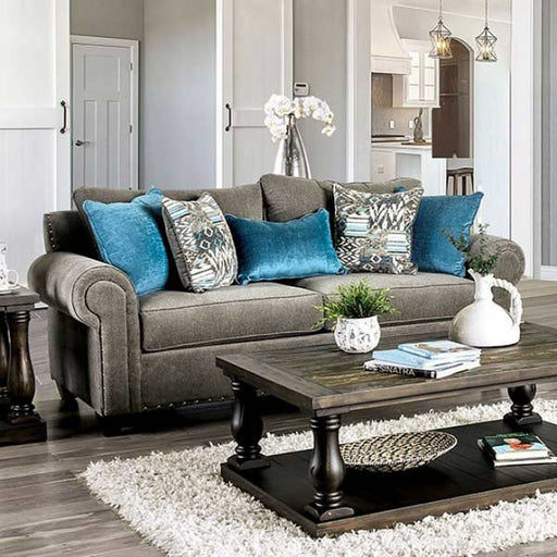 Furniture of America - Mott Sofa in Gray - SM6155-SF - GreatFurnitureDeal