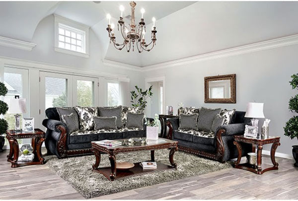 Furniture of America - Whitland Sofa in Gray - SM6218-SF - GreatFurnitureDeal