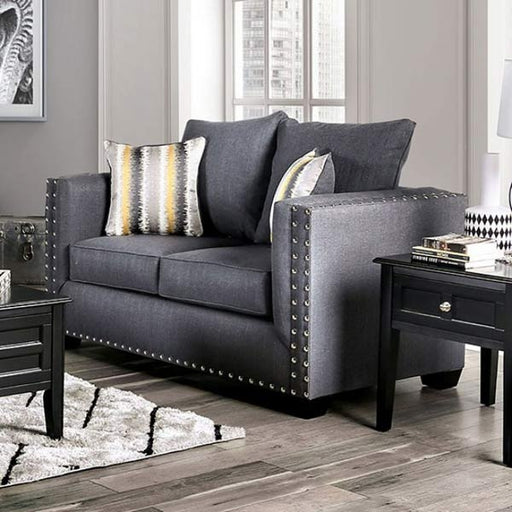 Furniture of America - Inkom Loveseat in Slate - SM6220-LV - GreatFurnitureDeal