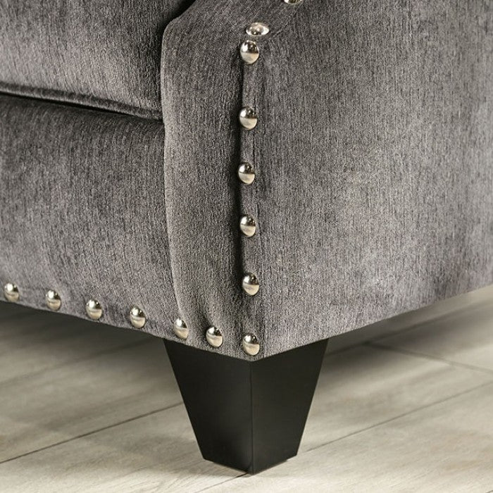 Furniture of America - Hendon Sofa in Gray - SM6227-SF - GreatFurnitureDeal