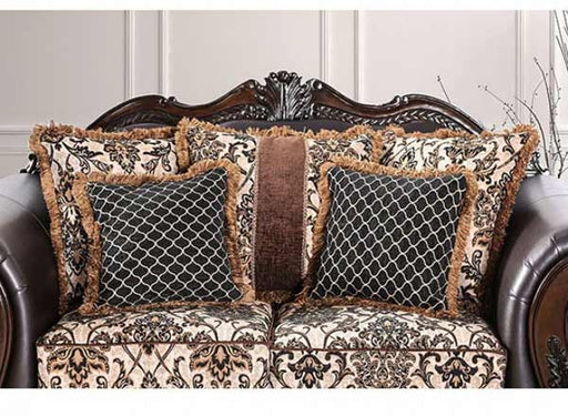 Furniture of America - Jamael Brown 2 Piece Sofa Set - SM6405-SF-LV - GreatFurnitureDeal
