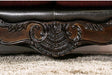 Furniture of America - Quirino 2 Piece Sofa Set in Burgundy - SM6415-SF-LV - Leg View