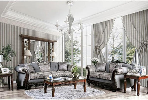 Furniture of America - Newdale 2 Piece Sofa Set in Gray - SM6424-SF-LV