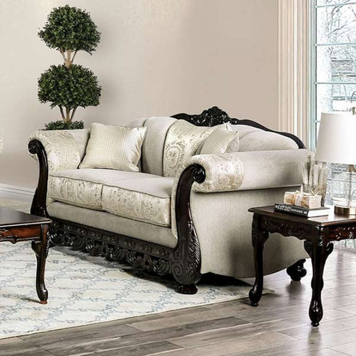Furniture of America - Newdale Loveseat in Ivory - SM6425-LV - GreatFurnitureDeal
