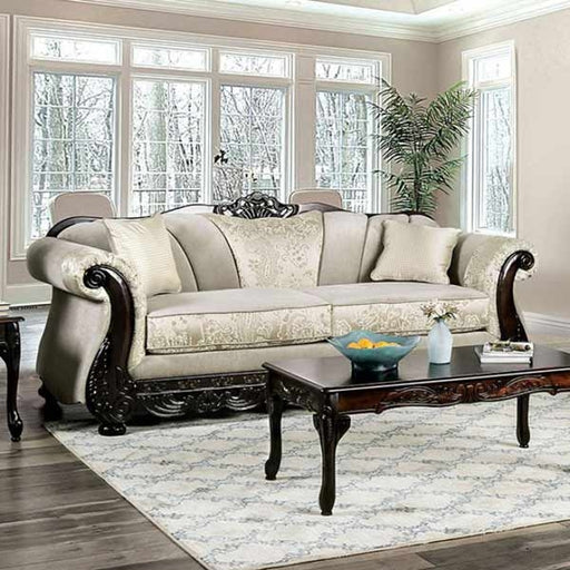 Furniture of America - Newdale Sofa in Ivory - SM6425-SF
