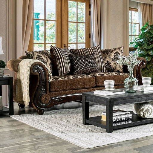 Furniture of America - Tilde Sofa in Brown - SM6430-SF - GreatFurnitureDeal