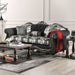 Furniture of America - Ronja 2 Piece Sofa Set in Black - SM6432-SF-LV - GreatFurnitureDeal