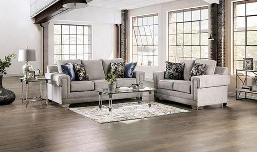 Furniture of America - Atherstone Loveseat in Light Gray - SM6436-LV - GreatFurnitureDeal