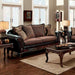 Furniture of America - San Roque Sofa in Brown - SM7635-SF - GreatFurnitureDeal