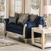 Furniture of America - Marinella Loveseat in Royal Blue - SM7744-LV - GreatFurnitureDeal