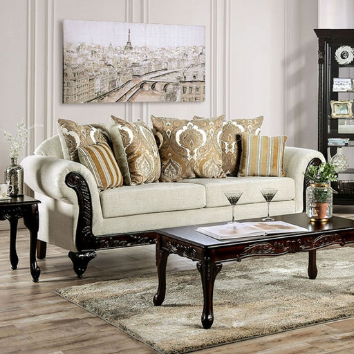 Furniture of America - Delizia Sofa in Cream - SM7748-SF - GreatFurnitureDeal
