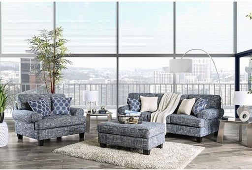 Pierpont Blue Sofa - SM8010-SF - Living Room Set