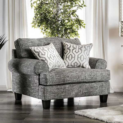 Furniture of America - Pierpont Gray Chair - SM8012-CH - GreatFurnitureDeal