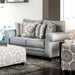 Furniture of America - Misty 3 Piece Living Room Set in Blue Gray - SM8141-SF-LV-CH-ST - Loveseat